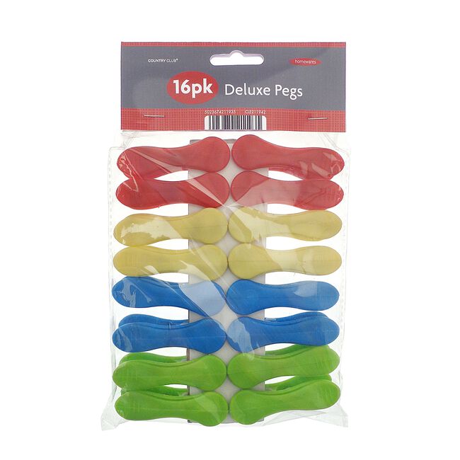 Premium 16 Pack Pegs