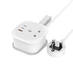 Budi 3 Port Mains Charger 1.5m Cable