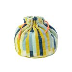 GEO STRIPE BLUE Wash Bag
