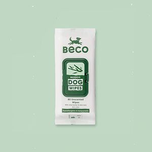 80 Beco Dog Wipes Unscented