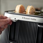 RUSSELL HOBBS BRONTE BLACK 4 Slice Toaster