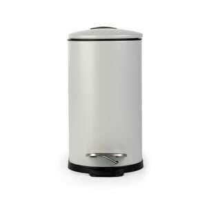 BELDRAY 5L D SHAPE GREY Soft Close bin