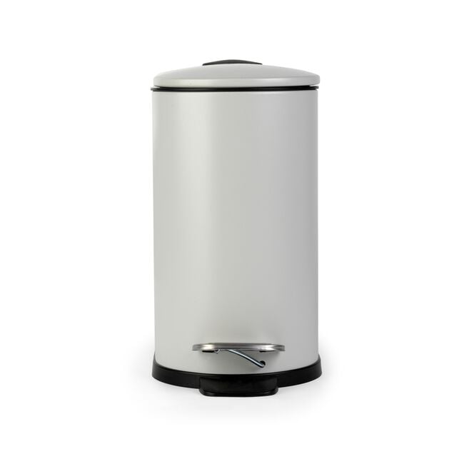 BELDRAY 5L D SHAPE GREY Soft Close bin