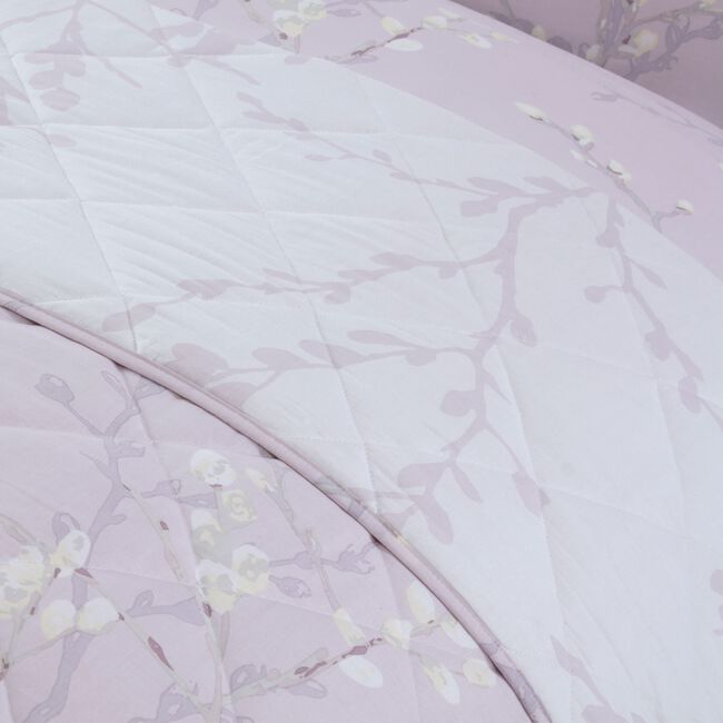 Jess Bedspread 200cm x 220cm - Lilac 