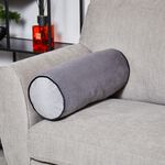 NAOMI CHARCOAL 20x55cm Bolster Cushion 