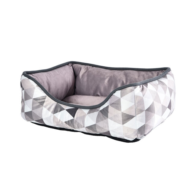 JACK PRINTED PLUSH LARGE PET BED