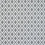 Lozenge Outdoor Rug 150cm x 210cm - Grey
