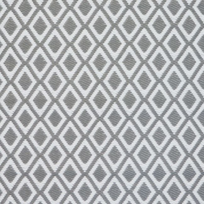 Lozenge Outdoor Rug 150cm x 210cm - Grey
