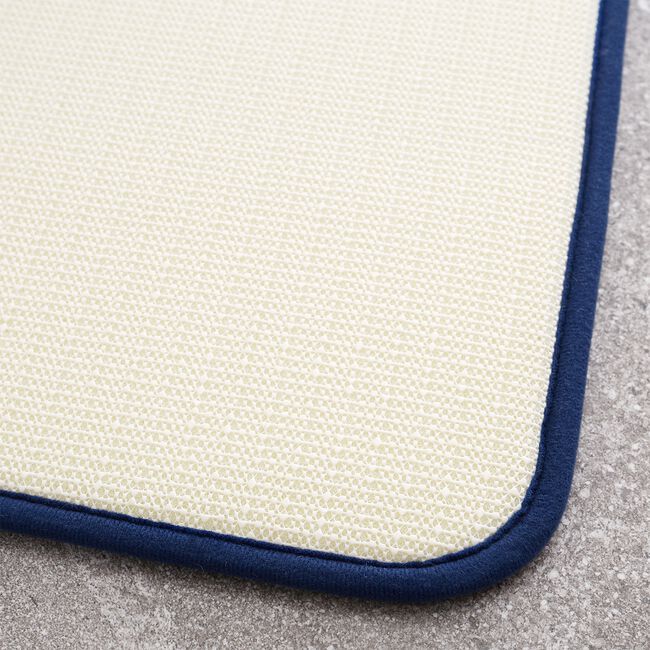 ANTI-BACTERIAL MEMORY FOAM NAVY Bath Mat