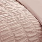 CATHERINE LANSFIELD SINGLE DUVET COVER Seersucker Frill Pink