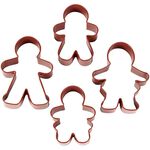 Wilton Gingerbread Family 4pc Metal Cookie Cutters