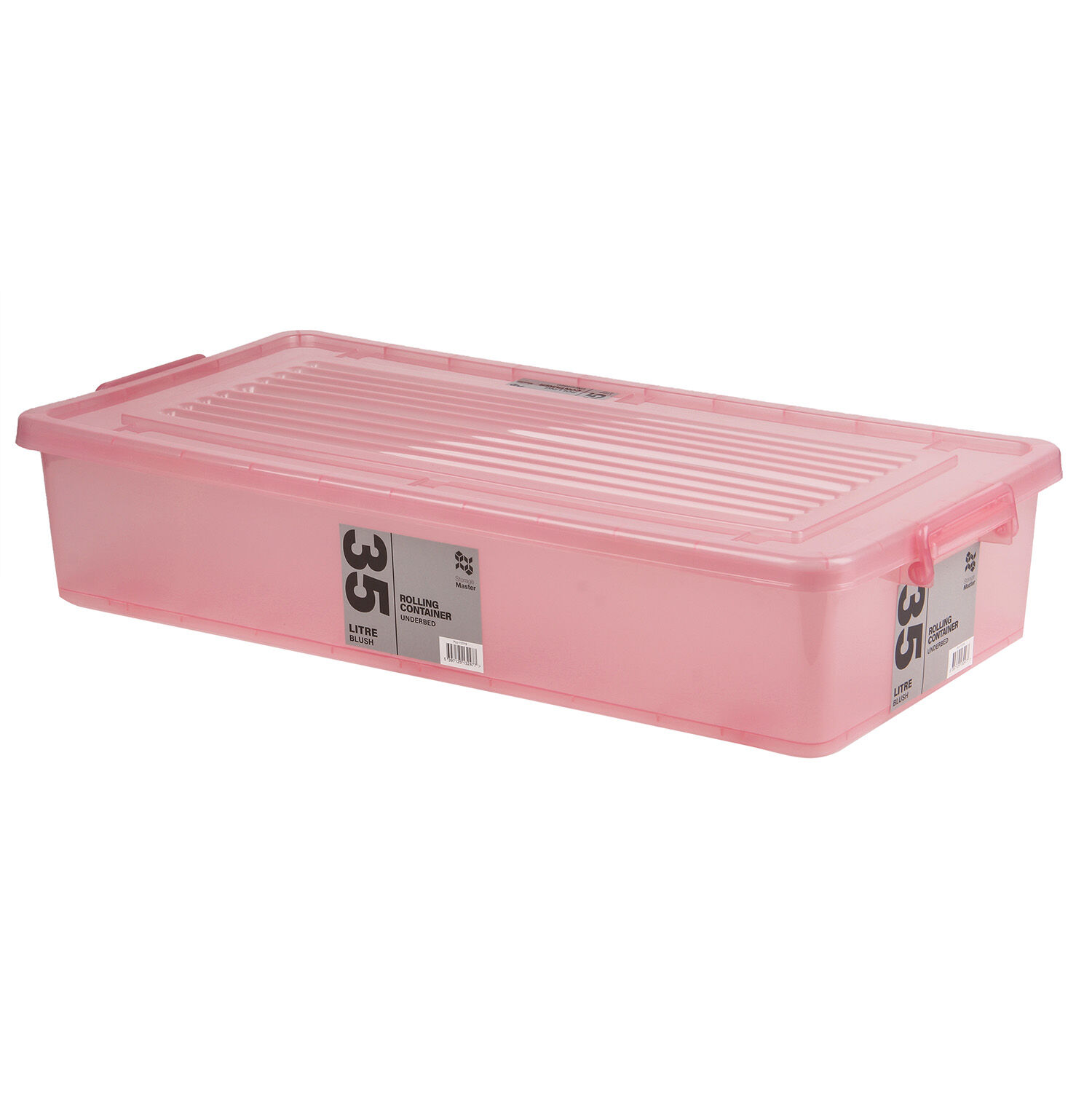Rolling Underbed Storage Container with Lid 35L Home Store + More