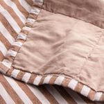 YARD HEBDEN STRIPE PECAN/COTTA 150x200cm Bedspread 