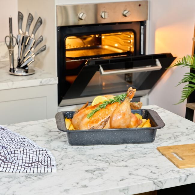 Prestige Stone Quartz Large Roasting Tray 44cm