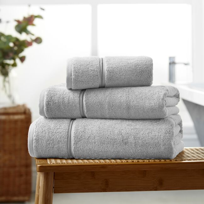 HOTEL LUXURY DOVE GREY 50x90 Hand Towel