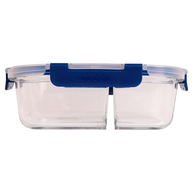 Decor Deluxe Clips Glass Container 980ml