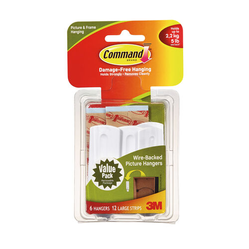 Command Picture Hanging 6Pk Hook Value Pack
