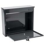 Steel Letterbox Elegance Anthracite 