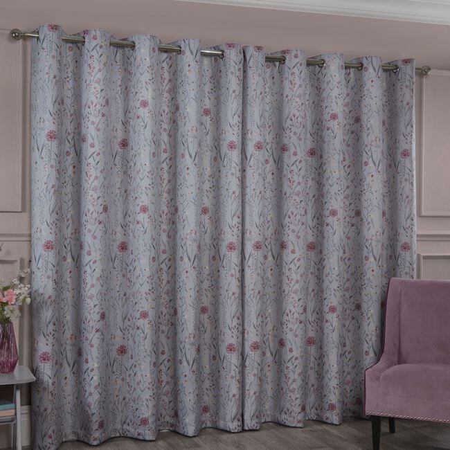 WILD MEADOW PINK 66x54 Curtain