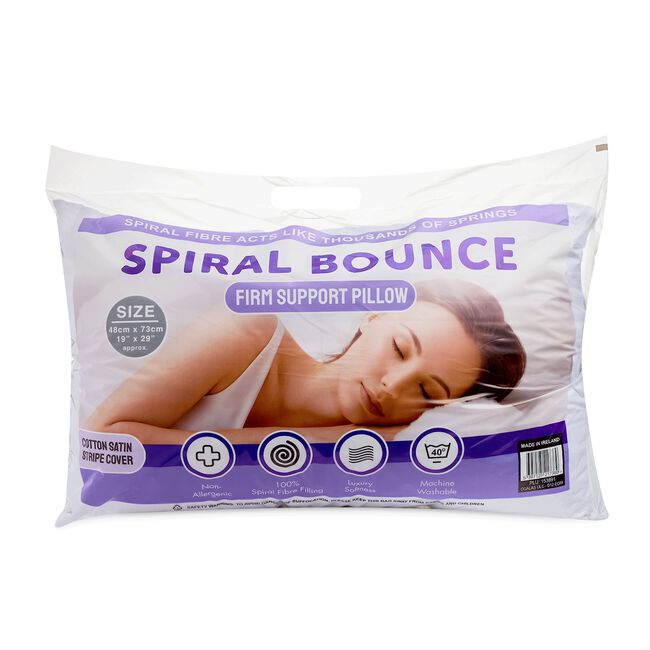 Spiral Bounce Firm Support Pillow