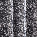 BLACKOUT & THERMAL BOBBLE BLACK  66x72 Curtain