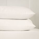 HOUSEWIFE PILLOWCASE PAIR 400 Threadcount Bamboo/Cotton White