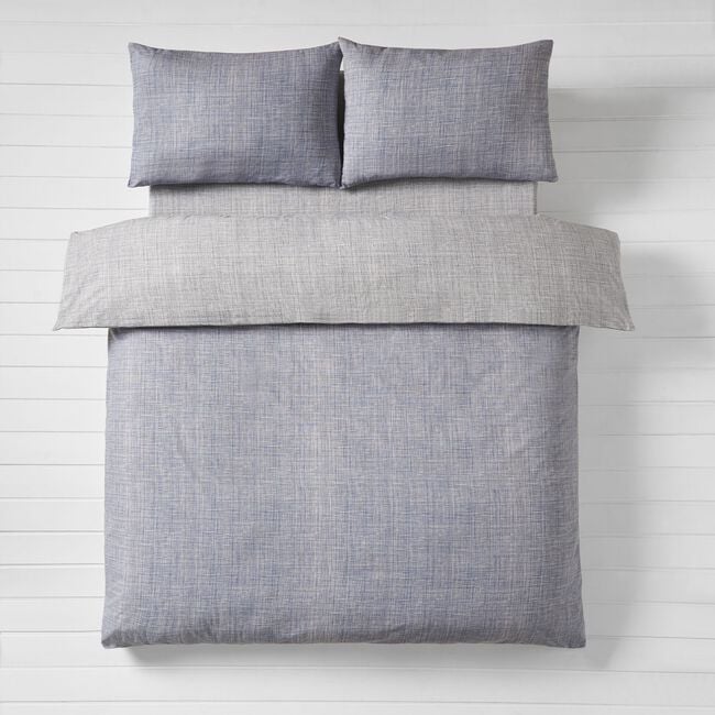 DOUBLE DUVET COVER Finley Navy