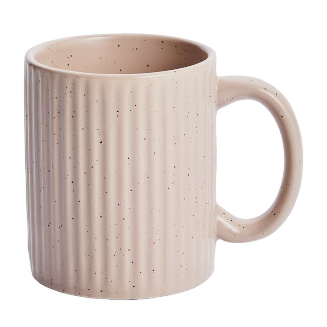 Mad About Mugs Ribbed Speckled Mug 340ml