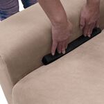 REGAL MILLS EASYSTRETCH VELVET LINEN  4 Seater Sofa Cover