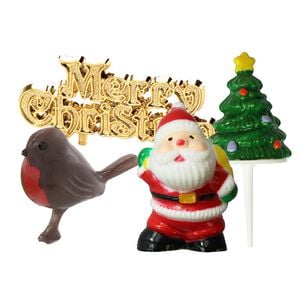 A Merry Little Christmas Cake Toppers