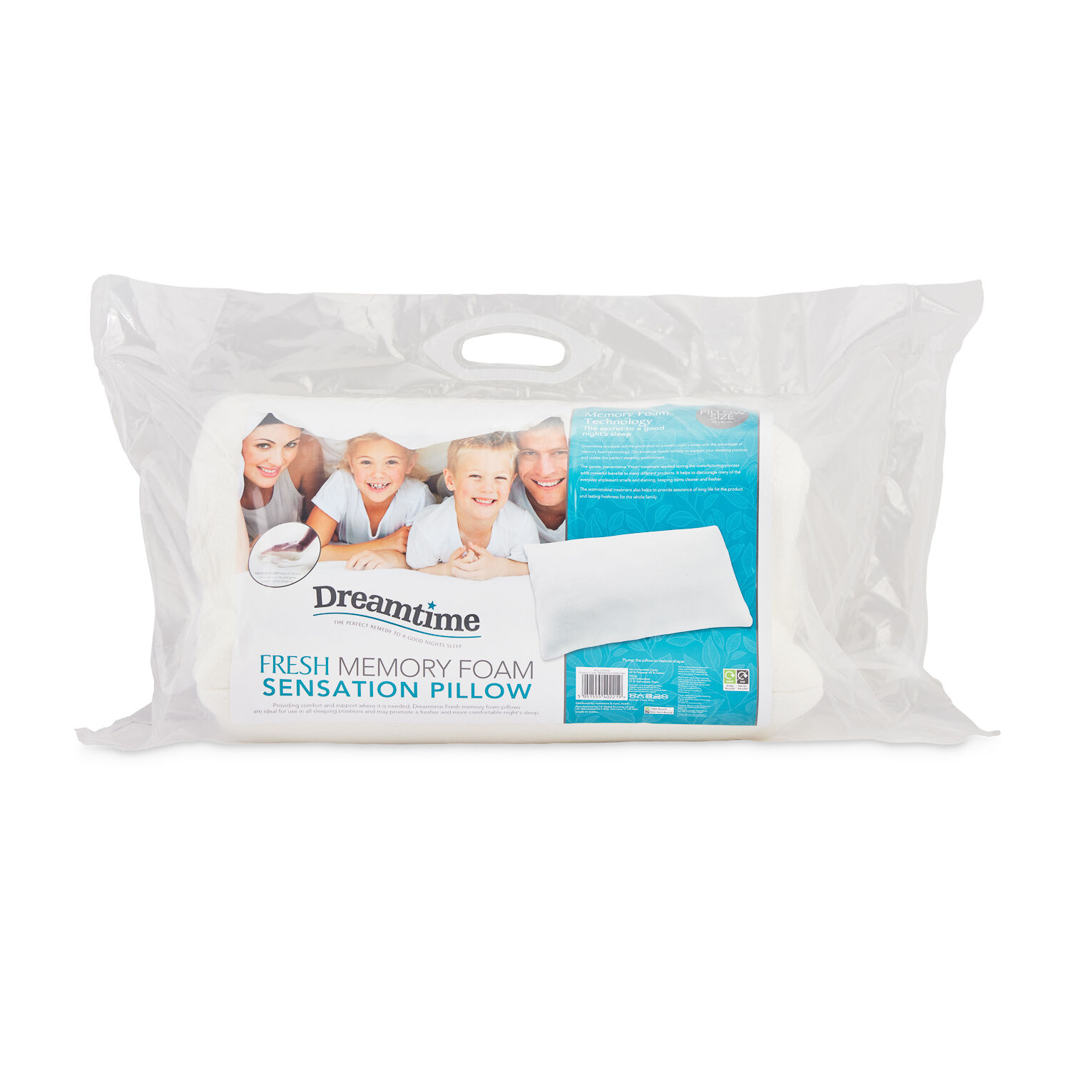 killarney linen memory foam pillow