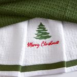 Christmas Tree Kitchen Tea Towels 2 Pack
