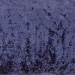 Velvet Crush Draught Excluder 22 x 90cm - Navy