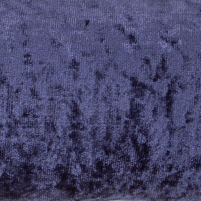 Velvet Crush Draught Excluder 22 x 90cm - Navy
