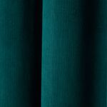 BLACKOUT & THERMAL CORDUROY TEAL 66x54 Curtain