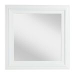 Westbury White Square Mirror 56cm