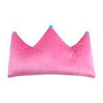 CROWN SHAPED POM POM PINK Cushion