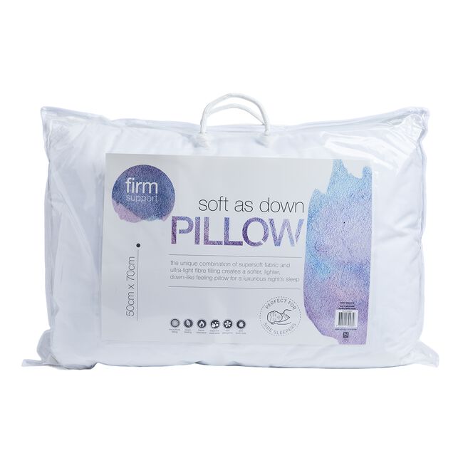 Soft As Down Microfibre Pillow