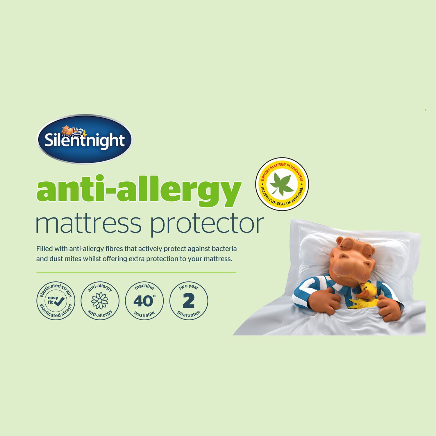 Silent night anti allergy pillow protectors deals