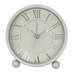 TABLE ALARM CLOCK White 11cm