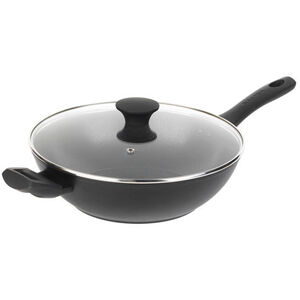 Salter Geo Hex 28cm Wok with Lid