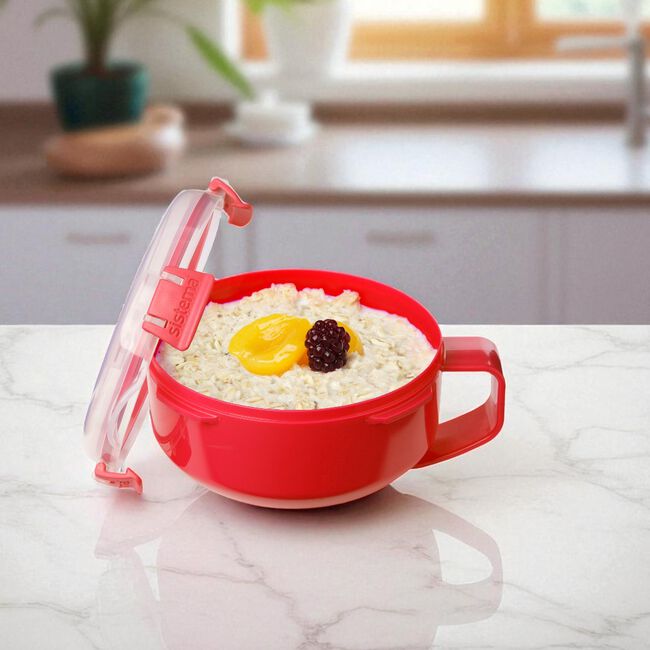 Klip It Microwave Porridge Bowl 850ml