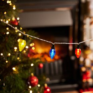 10 Outdoor LED Bulb String Lights