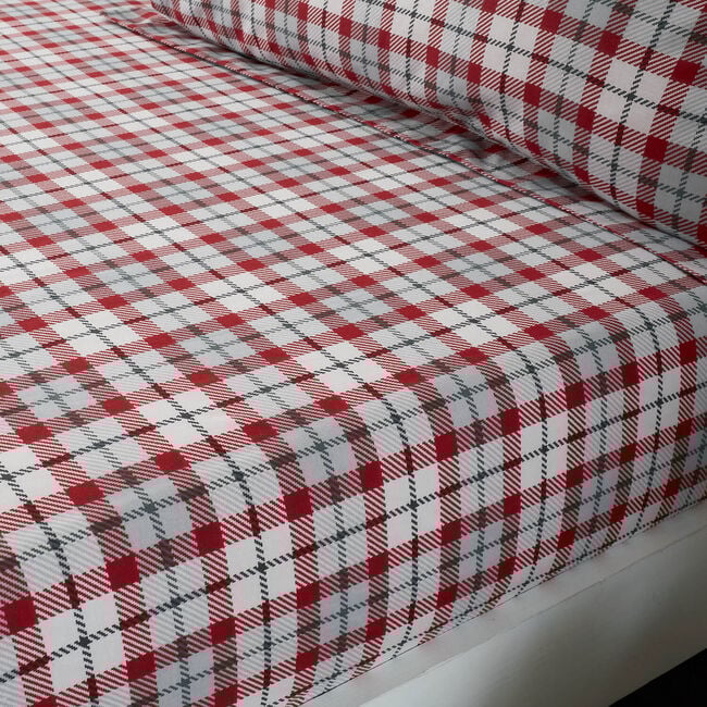 PATCHWORK CHRISTMAS Single Fitted Sheet