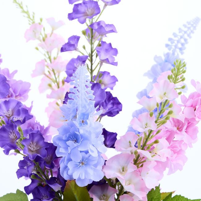 42cm Flower Arrangement In Glass Vase