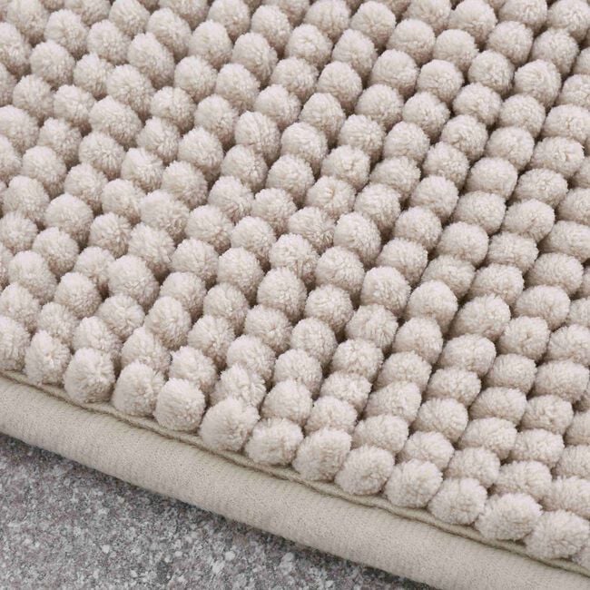 CATHERINE LANSFIELD  NATURAL BOBBLE 50x80cm Bath Mat