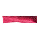 Velvet Crush Draught Excluder 22 x 90cm - Red