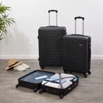 LARGE Lightweight Hardshell Luggage - Black