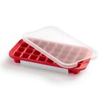 Lekue Ice Cube Tray With Lid - Red 