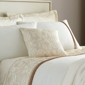Quilted Cushion 45cm x 45cm - Cream    